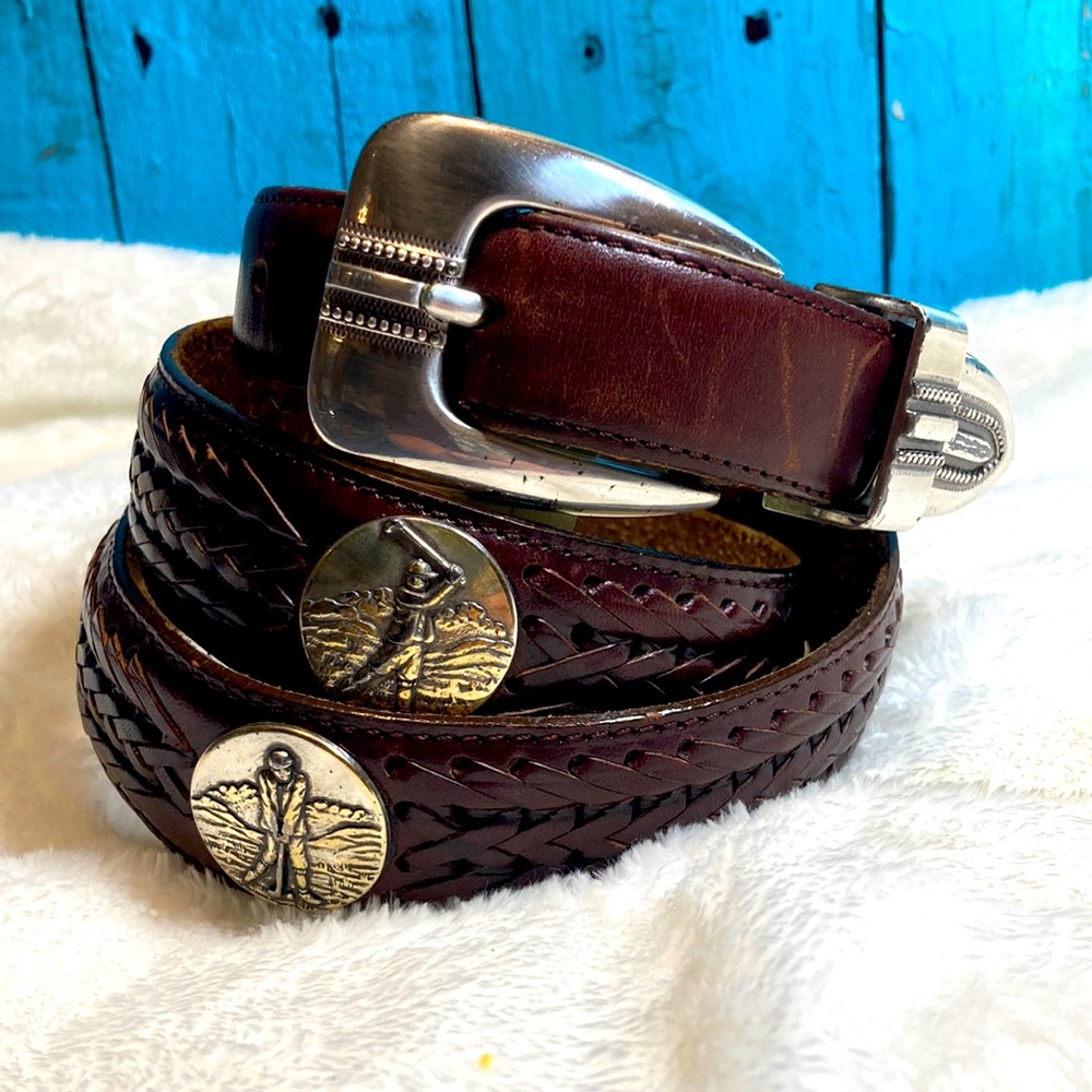Onyx by Brighton Braided Golfer Belt